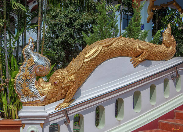 Scenic Poster featuring the photograph Wat Mae San Ban Luk Ho Tham Makara or Sea Dragon DTHLU0206 by Gerry Gantt