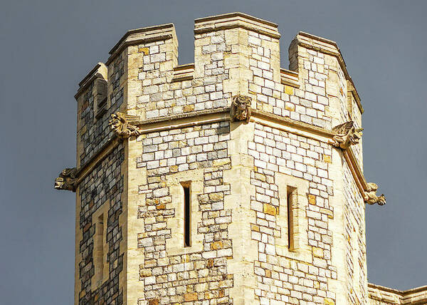 Windsor Castle Poster featuring the photograph Windsor Castle Detail by Joe Winkler