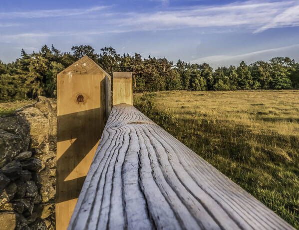 Countryside Poster featuring the photograph Wooden Gate by Nick Bywater