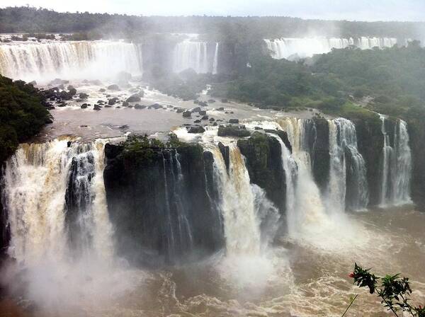 Iguazu Falls Argentina Poster featuring the photograph Iguazu Falls Argentina #2 by Paul James Bannerman