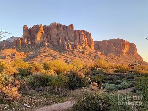 Photography Poster featuring the photograph Superstition Mountains #1 by Sean Griffin