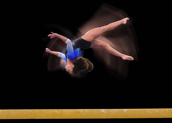 Gymnastics Poster featuring the photograph #3 by Rob Li