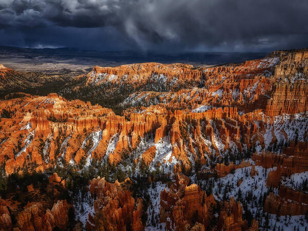 Mountains Poster featuring the photograph Hoodoos Of Bryce Canyon National Park #3 by Anchor Lee