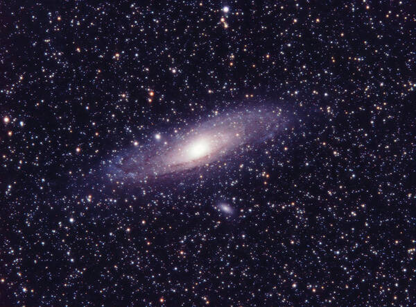 Galaxy Poster featuring the photograph Andromeda Galaxy M31 by Cameran Ashraf