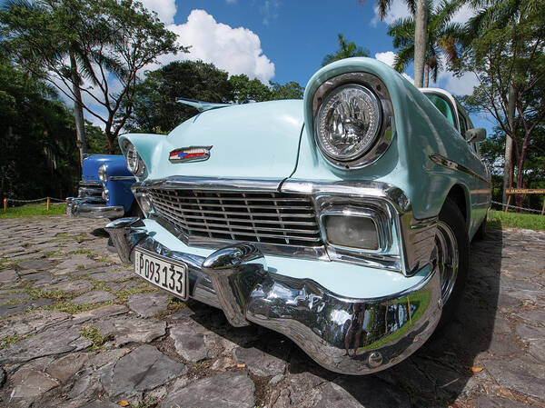 Classic Poster featuring the photograph Classic Cuban Chevy by Mark Duehmig