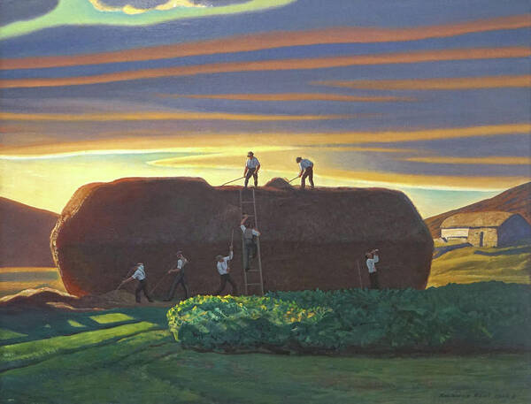 Ireland Poster featuring the painting Dan Wards Stack Ireland by Rockwell Kent