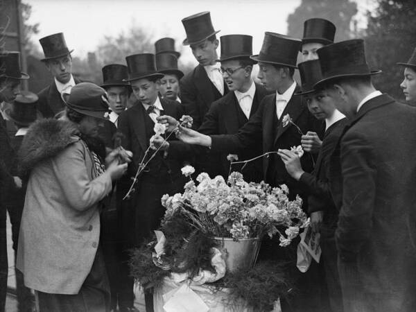 Education Poster featuring the photograph Flower Seller by Fox Photos