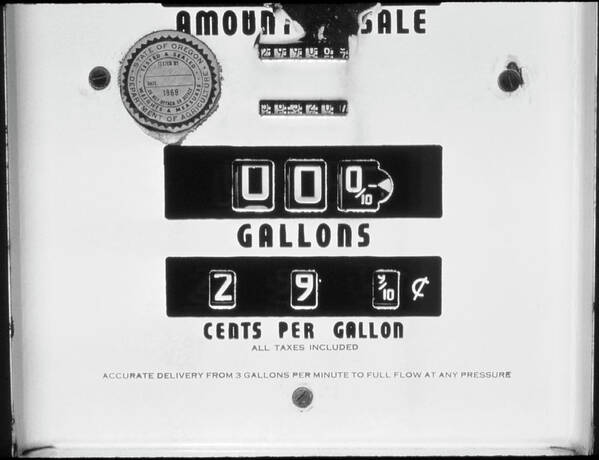 Gas Pump Poster featuring the photograph Gas Pump by American Eyes