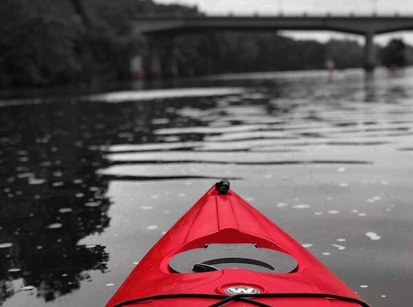 Kayaking Poster featuring the photograph Kayaking the Occoquan by Lora J Wilson