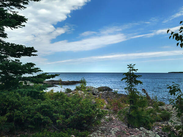 Lake Poster featuring the photograph Lake Superior North Shore by Sandra J's