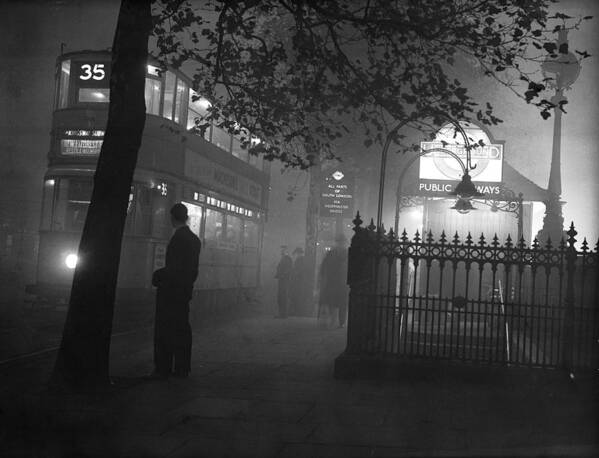 1930-1939 Poster featuring the photograph London Scenes by Fox Photos