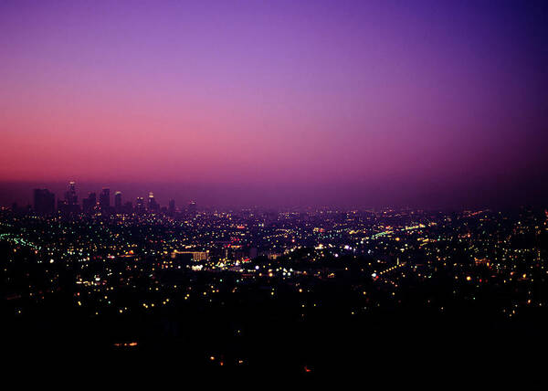 Scenics Poster featuring the photograph Los Angeles At Sunrise by Tammy616