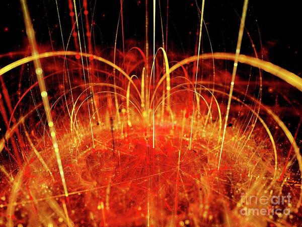 Magnetic Poster featuring the photograph Magnetic Force Field by Sakkmesterke/science Photo Library