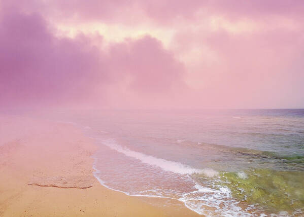 Dreamy Poster featuring the photograph Morning Hour By The Seashore In Dreamland by Johanna Hurmerinta