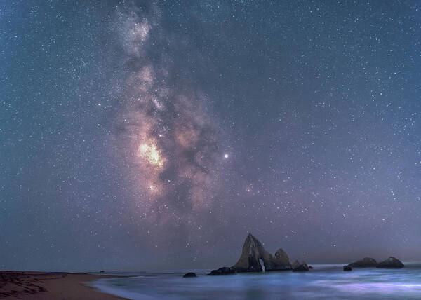 Milky Way Poster featuring the photograph Other Wordly by Laura Macky