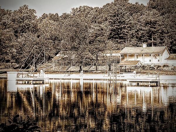 Sepia Poster featuring the photograph Pennsylvania Chautauqua by Paul Kercher