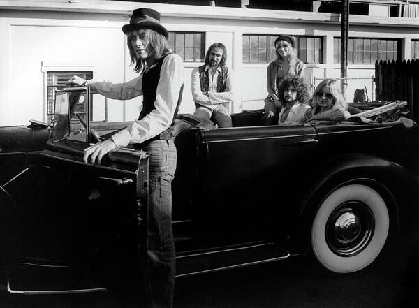 Music Poster featuring the photograph Photo Of Fleetwood Mac by Fin Costello