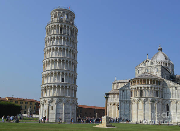 Pisa Poster featuring the photograph Pisa Tower, Cathedral, Square of Miracles by Aicy Karbstein