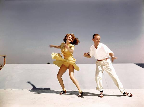 California Poster featuring the photograph Rita Hayworth And Fred Astaire by Earl Theisen Collection