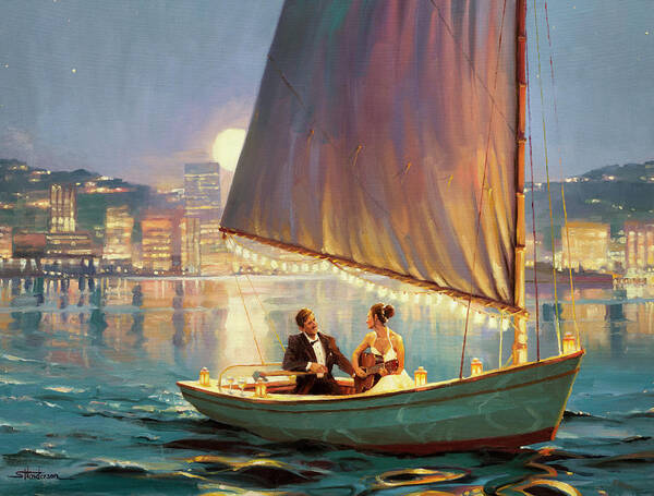 Romance Poster featuring the painting Serenade by Steve Henderson