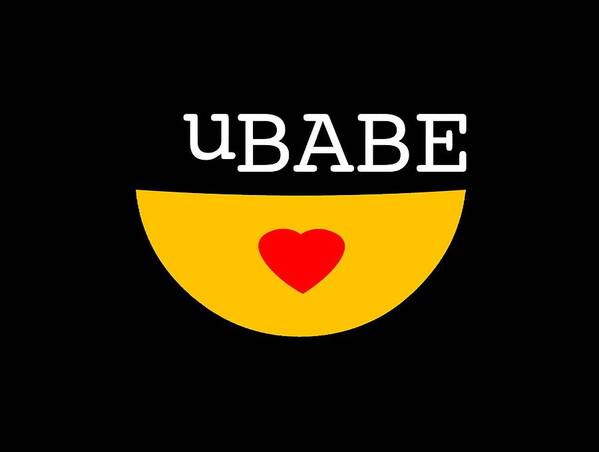 Ubabe Smile Poster featuring the digital art Smile Style by Ubabe Style