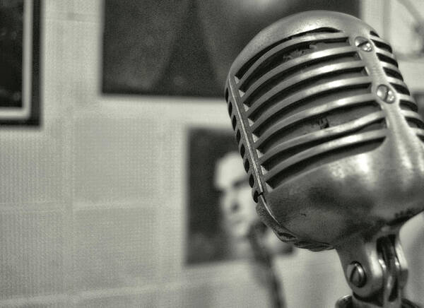 55 Poster featuring the photograph The Elvis Mic by JAMART Photography