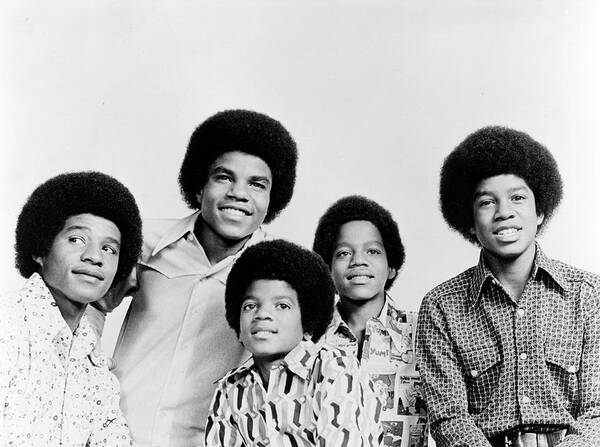 Singer Poster featuring the photograph The Jackson 5 by Afro Newspaper/gado