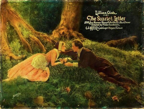1920s Poster featuring the photograph The Scarlet Letter -1926-. by Album