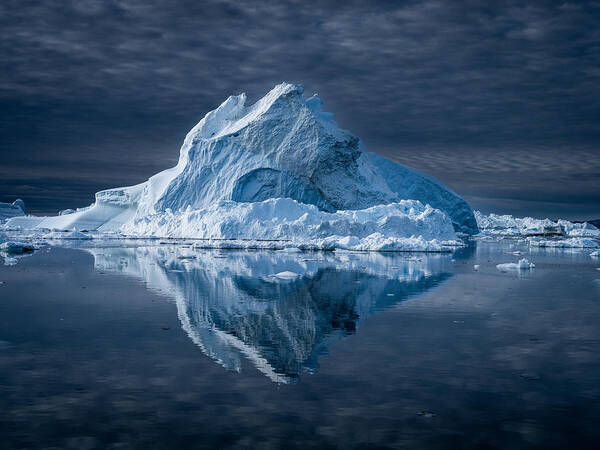 Iceberg Poster featuring the photograph The Solid Time Of Change by Robert Bolton