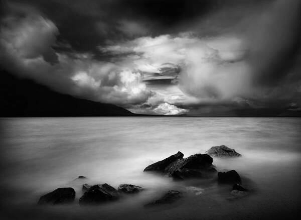 Landscape Poster featuring the photograph The Song Of The Rocks by Yvette Depaepe