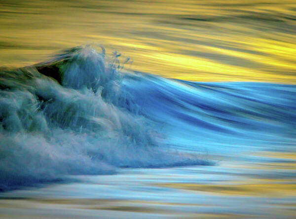 Wave Poster featuring the photograph Wave Ocean Abstract by R Scott Duncan