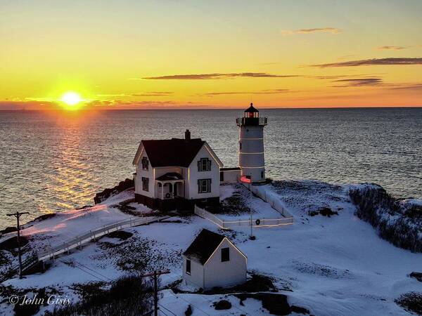  Poster featuring the photograph Nubble #2 by John Gisis