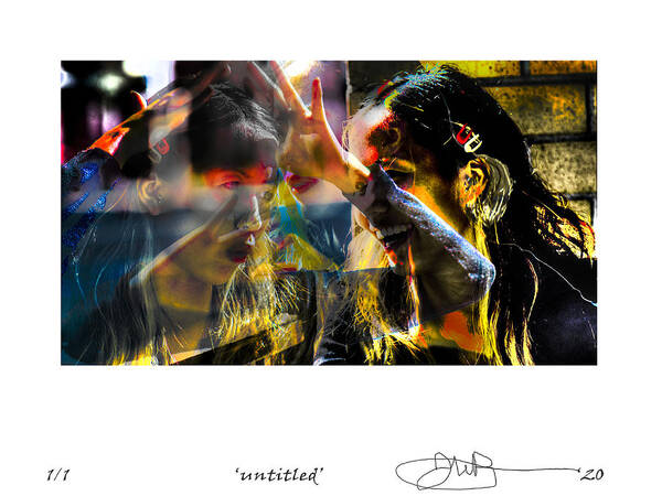 Signed Limited Edition Of 10 Poster featuring the digital art 35 by Jerald Blackstock