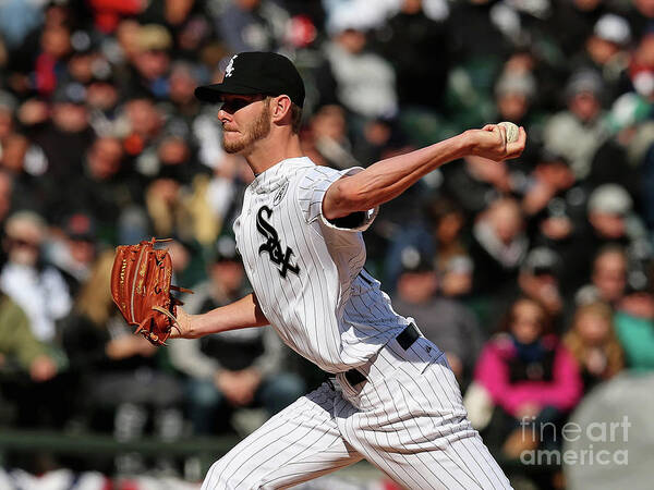 American League Baseball Poster featuring the photograph Chris Sale #9 by Jonathan Daniel