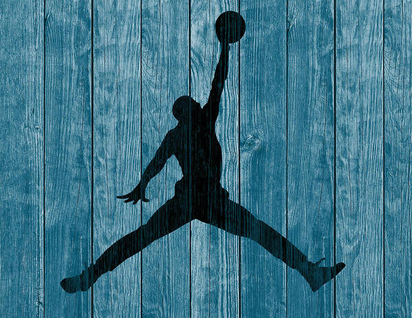 Michael Jordan Poster featuring the mixed media Air Jordan w1 by Brian Reaves