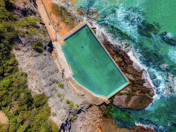 Beach Poster featuring the photograph Bilgola Rock Pool by Andre Petrov