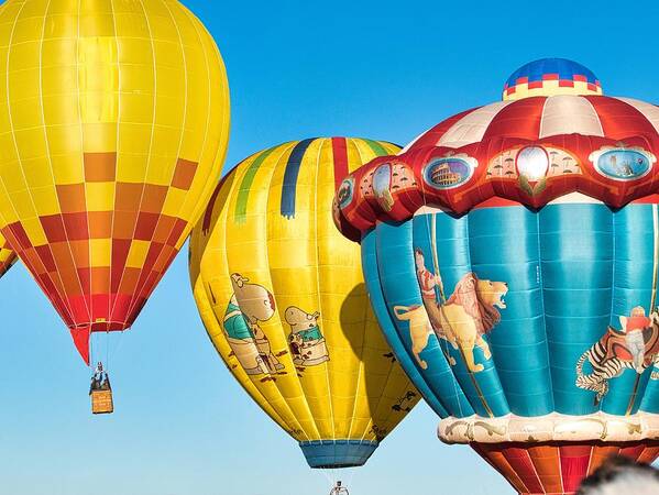 Hot Air Balloons Poster featuring the photograph Child's play AIBF 3 by Segura Shaw Photography
