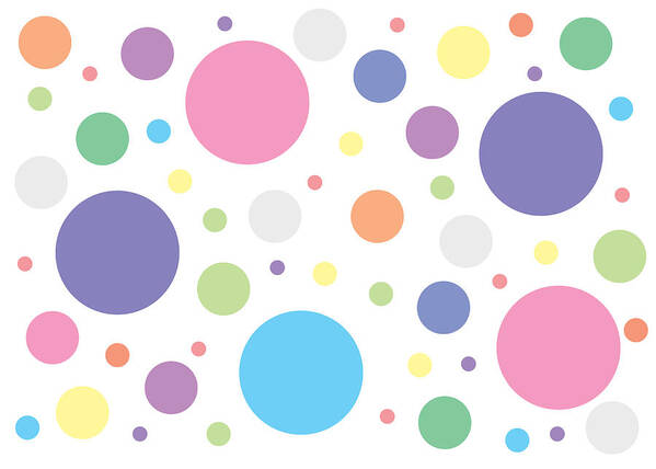 Pattern Poster featuring the photograph Colorful Polka Dots by Amelia Pearn