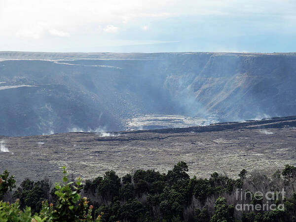 Crater Poster featuring the photograph Crater Kilauea by Cindy Murphy