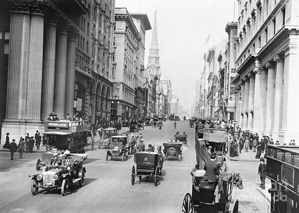 1910 Poster featuring the photograph Fifth Avenue, New York, c1910 by Granger