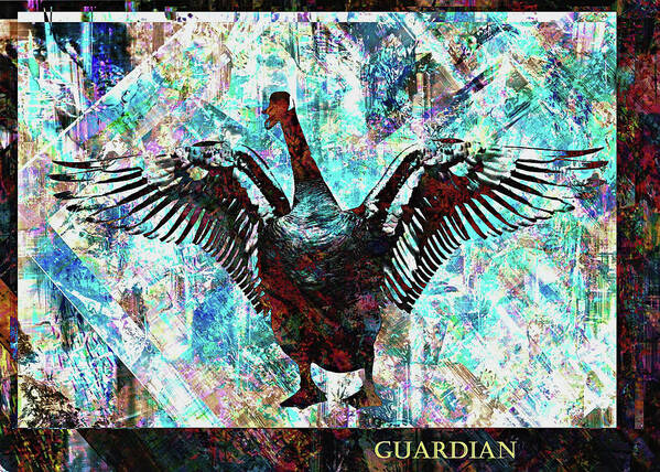 Abstract Poster featuring the photograph Guardian by Dutch Bieber