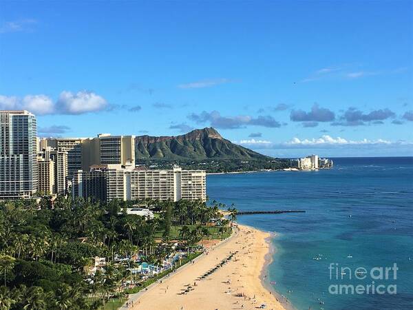 Honolulu Poster featuring the photograph Haeaii Series - Honolulu 1022 by Lee Antle