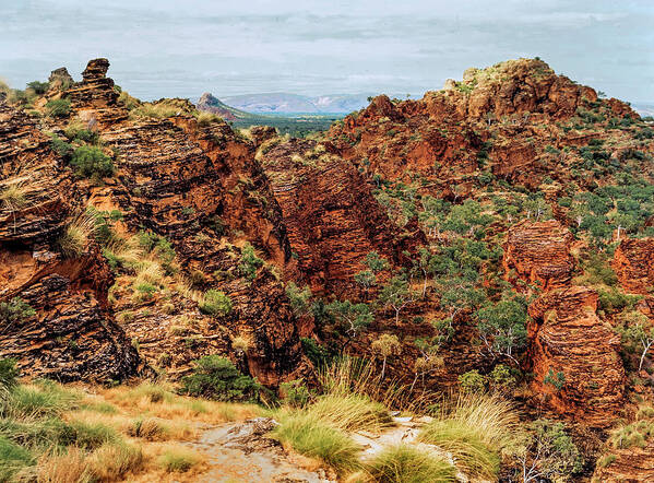 Hidden Valley National Park - Just Across The Northern Territory Border And Near The Town Of Kununurra. This Rather Small Np Is A Beautiful Feature In A Rather Flat Landscape. Poster featuring the photograph Hidden Valley by Bette Devine