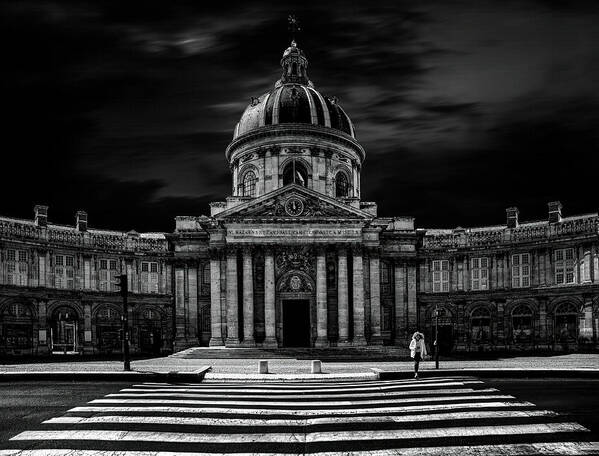 French Institute Poster featuring the photograph Institut De France by Chris Lord
