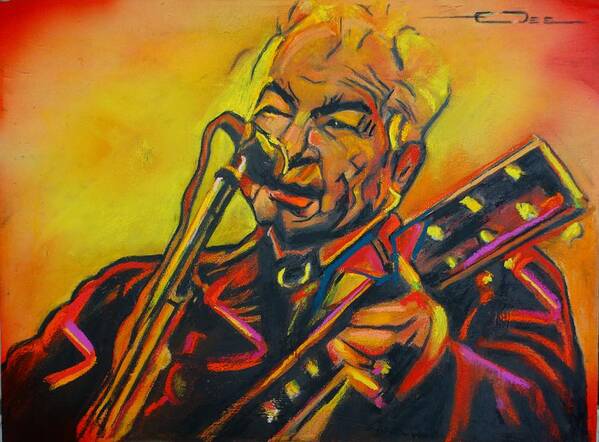 John Prine Poster featuring the painting John Prine - 2020 by Eric Dee