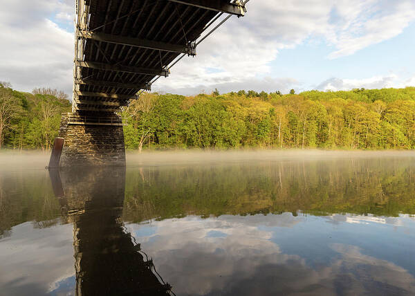 Photographs Poster featuring the photograph Landscape Photography - Dingman's Ferry Bridge by Amelia Pearn