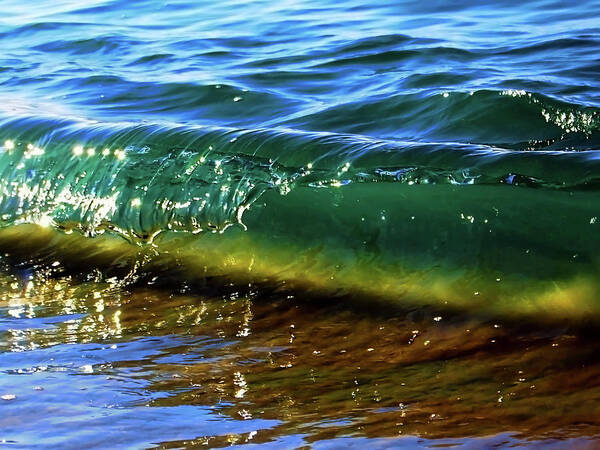 California Poster featuring the photograph Macro Wave by Daniel Politte