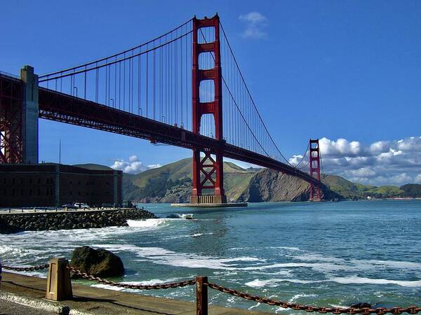 San Francisco Poster featuring the photograph Majestic Crossings in San Fran 1 by Tanya White