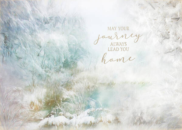 May Your Journey Poster featuring the pastel May Your Journey by Jordan Blackstone