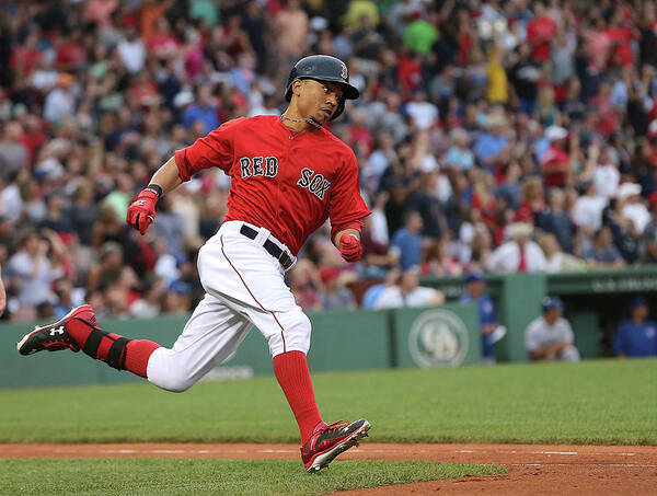 People Poster featuring the photograph Mookie Betts by Jim Rogash